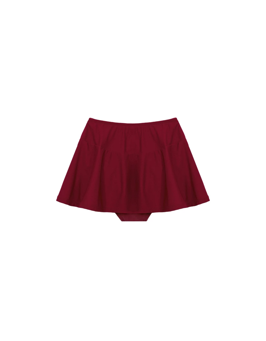 人間芭比 高腰傘襬束腹短褲裙