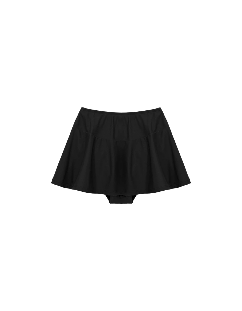 人間芭比 高腰傘襬束腹短褲裙