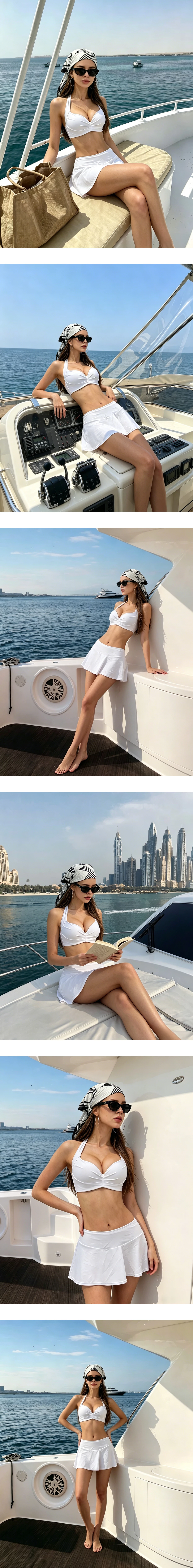 人間芭比 高腰傘襬束腹短褲裙