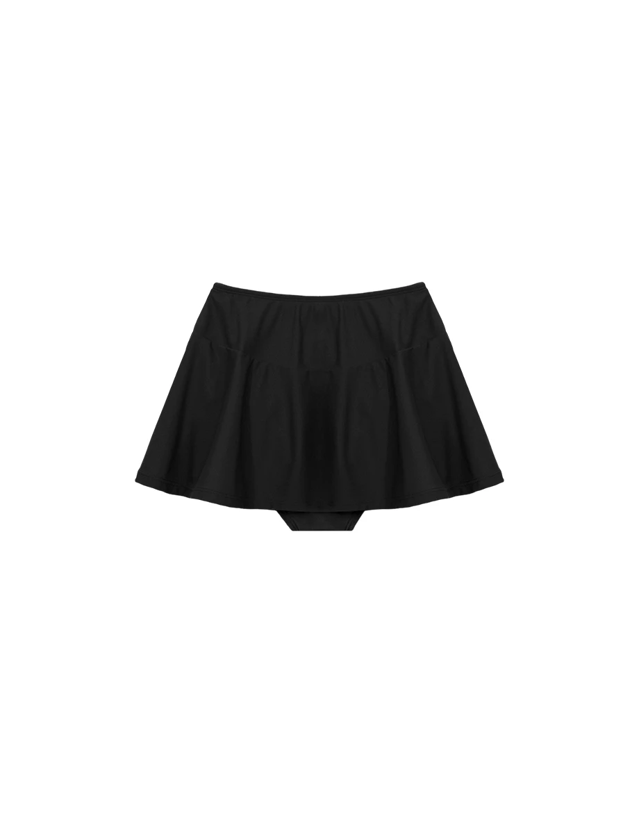 人間芭比 高腰傘襬束腹短褲裙