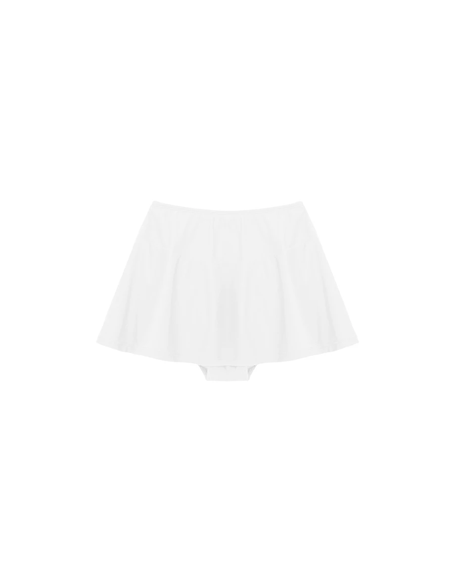 人間芭比 高腰傘襬束腹短褲裙