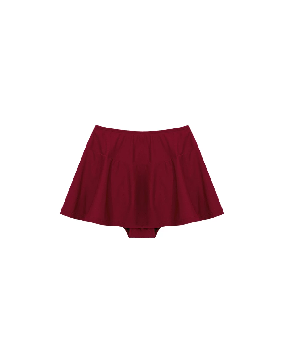 人間芭比 高腰傘襬束腹短褲裙