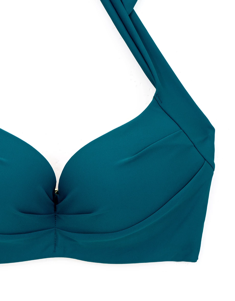 DOUBLE PUSH2.0 極致包覆繞頸綁帶抓皺比基尼