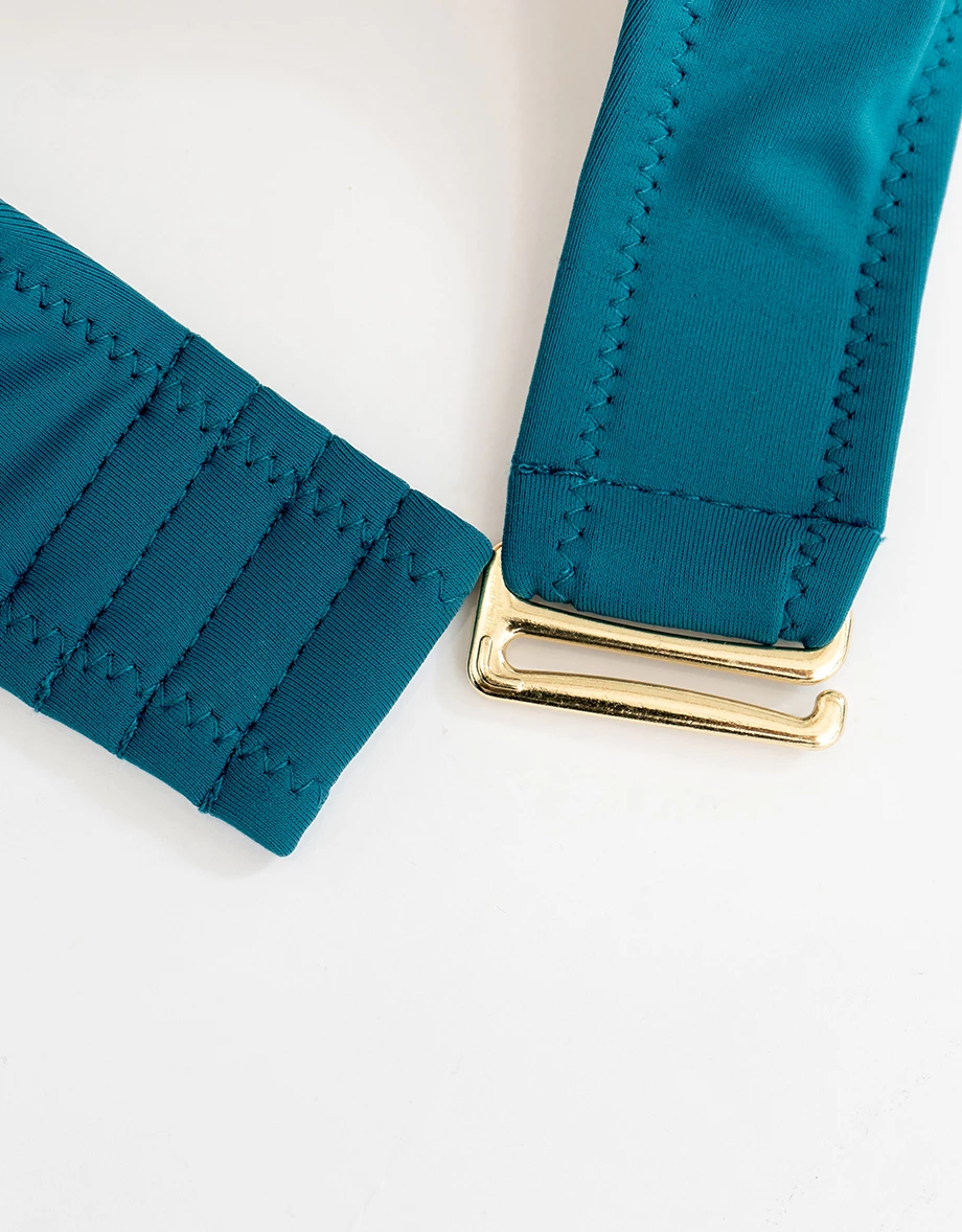 DOUBLE PUSH2.0 極致包覆繞頸綁帶抓皺比基尼