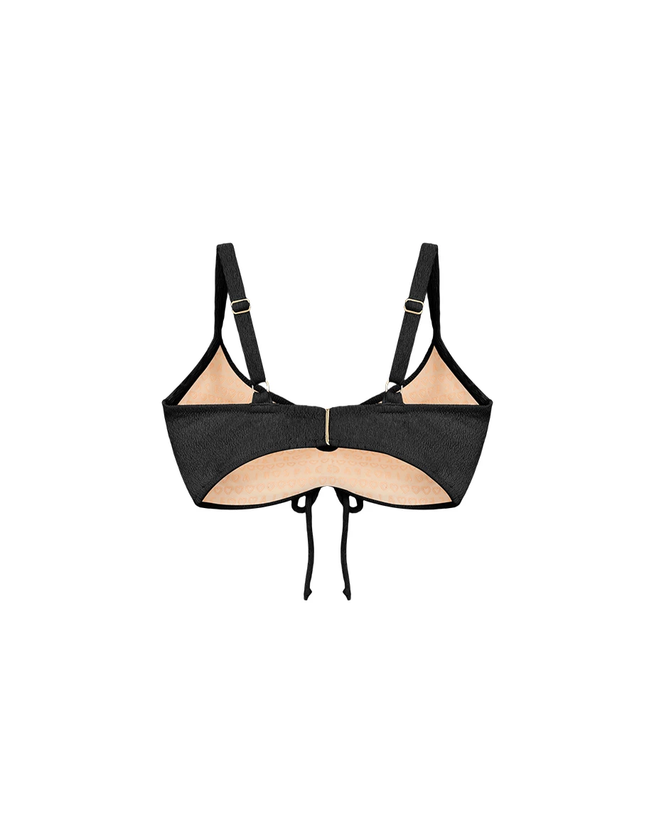 DOUBLE PUSH2.0極致包覆立體織紋抓皺抽繩比基尼