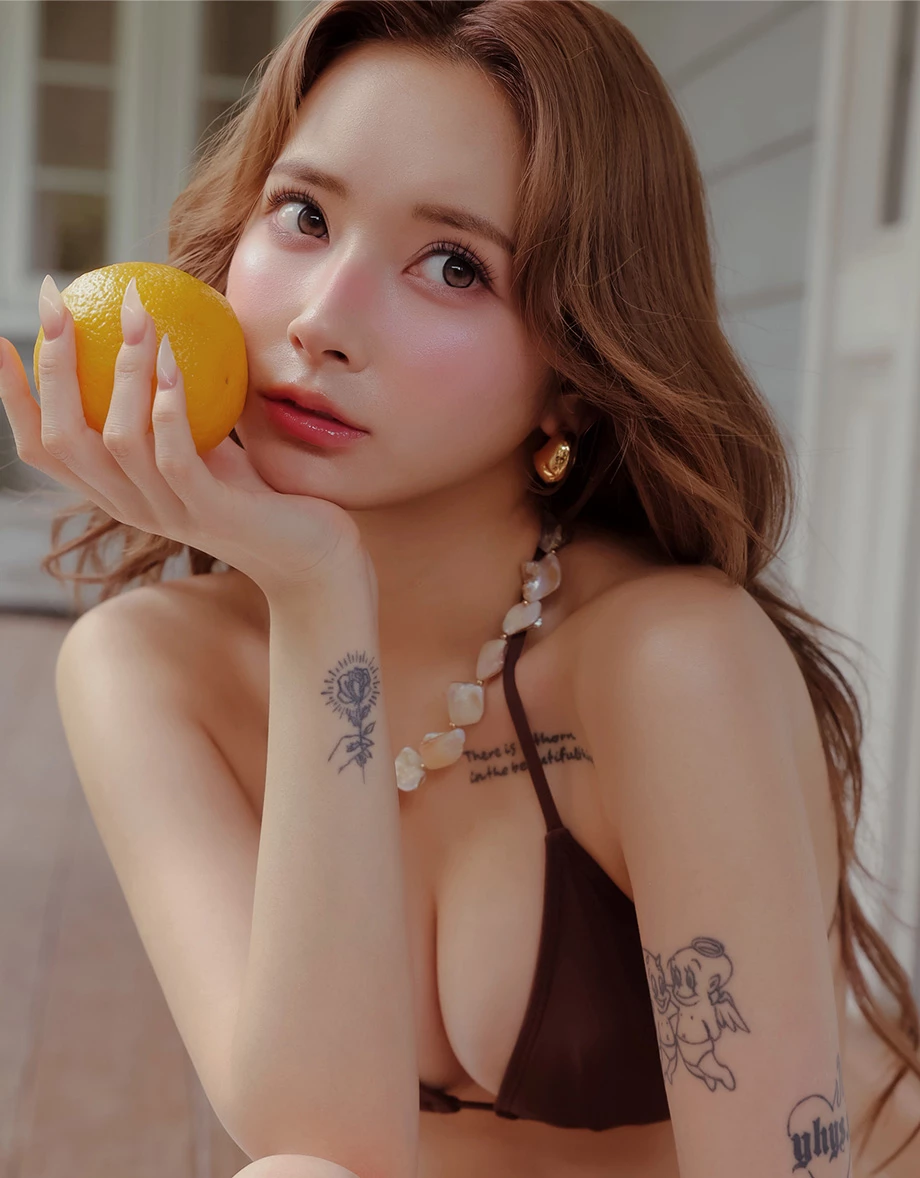 【PyunA.聯名】INS風 透肌感四件式比基尼套裝