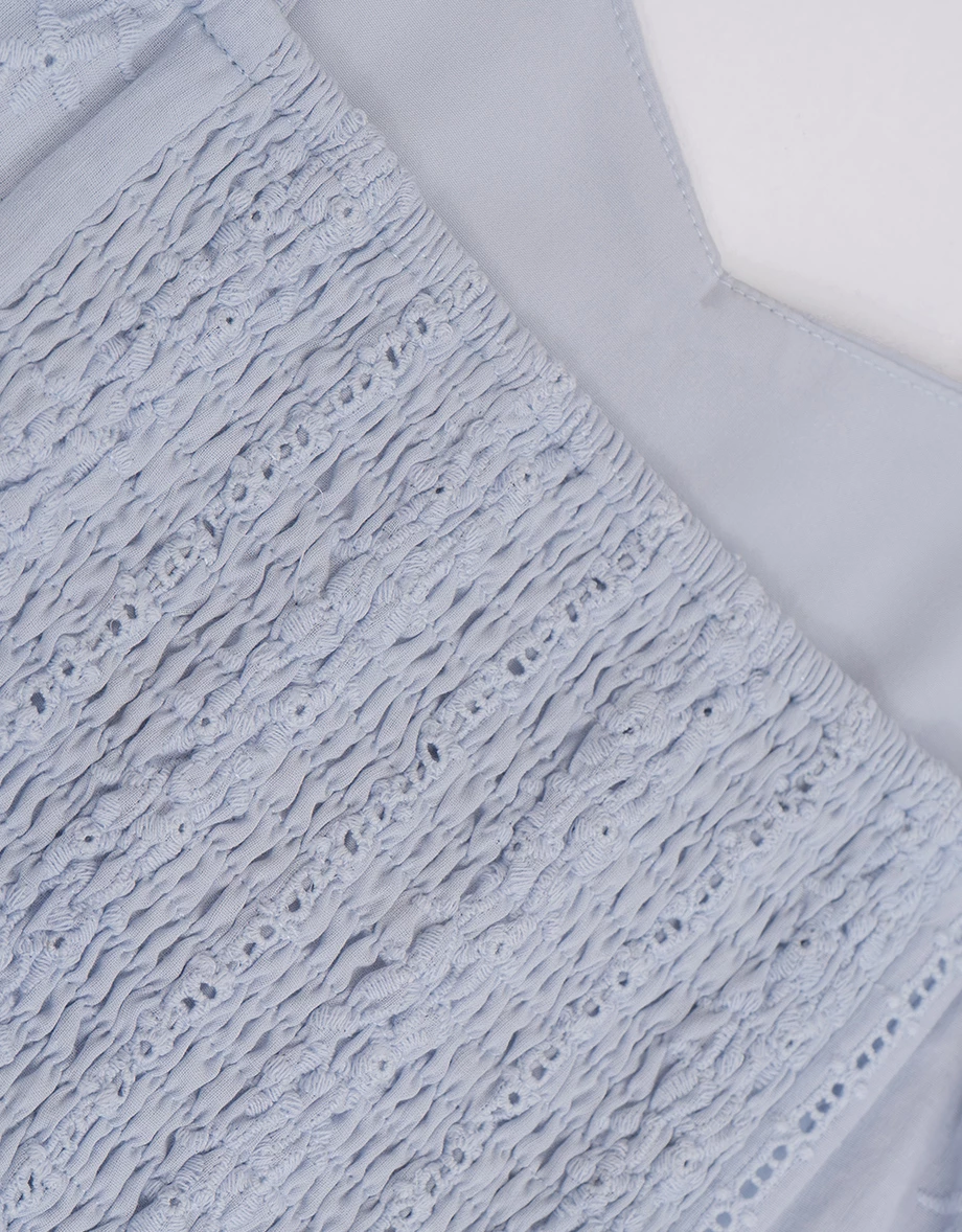 V領排扣鏤空花邊下擺刺繡蕾絲寬肩帶短版背心