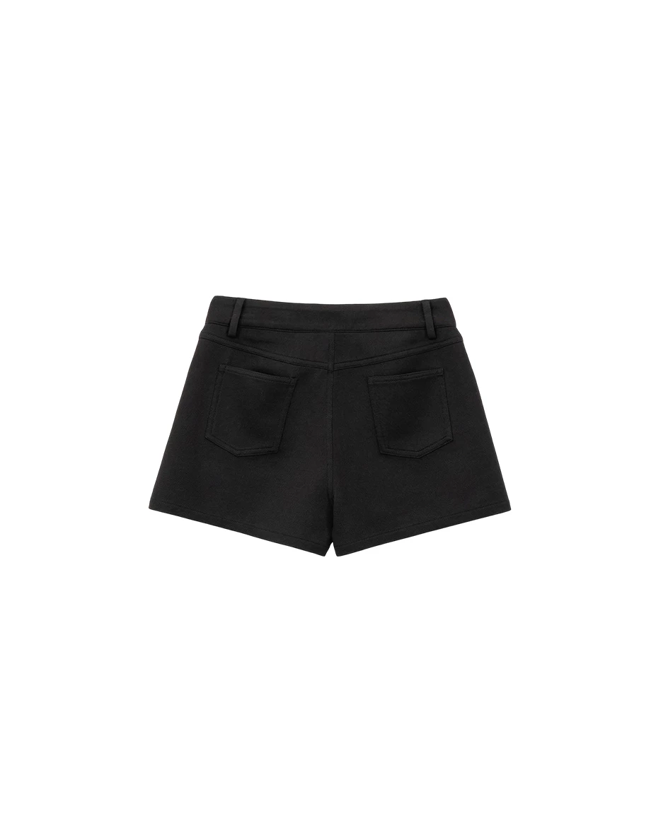 【女團2.0】中腰收腹前短後長女團短褲