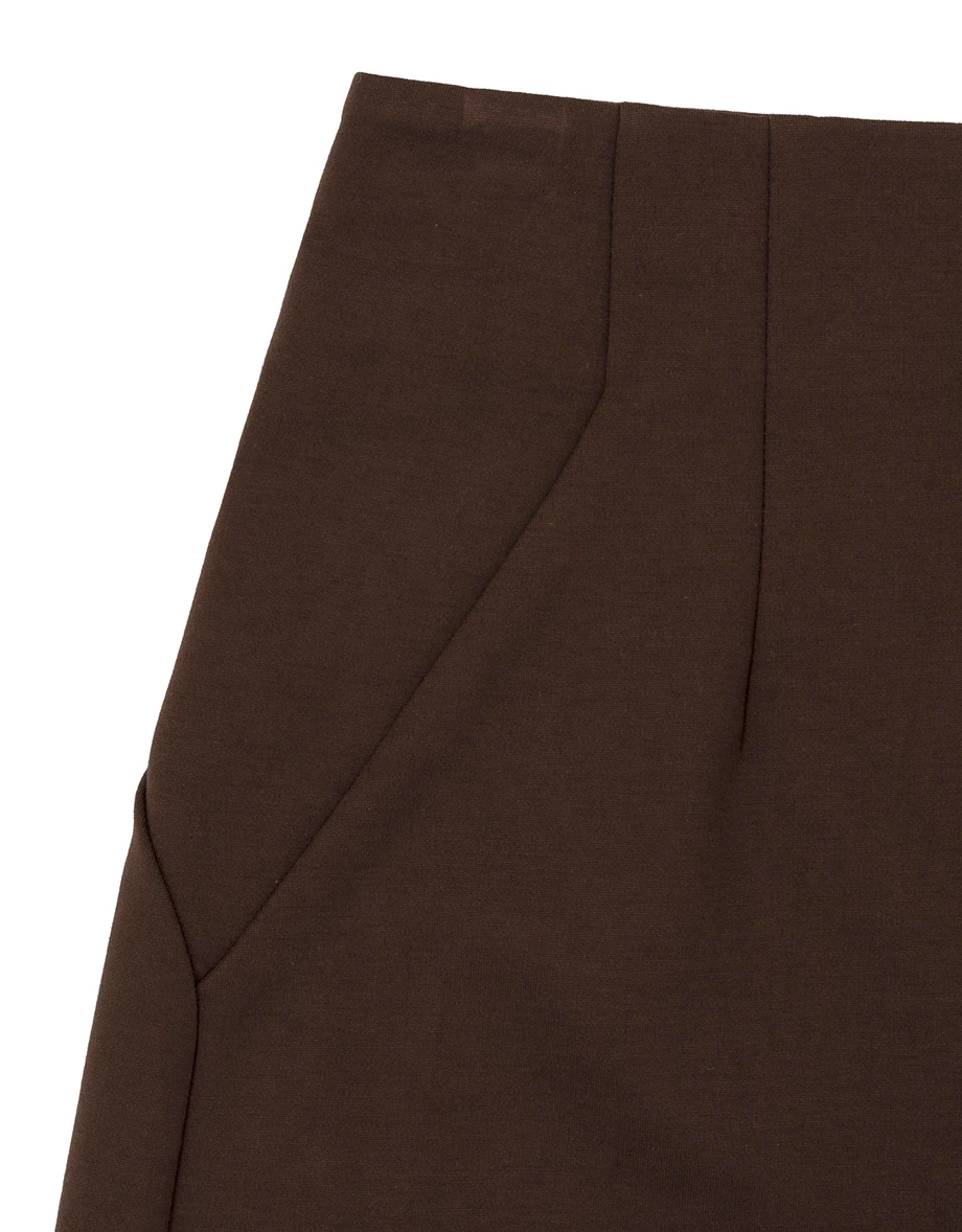 AIRY HOURGLASS Pleated Front Detail Asymmetric Slant Pocket Shorts AIRY HOURGLASS Pleated Front Detail Asymmetric Slant Pocket Shorts