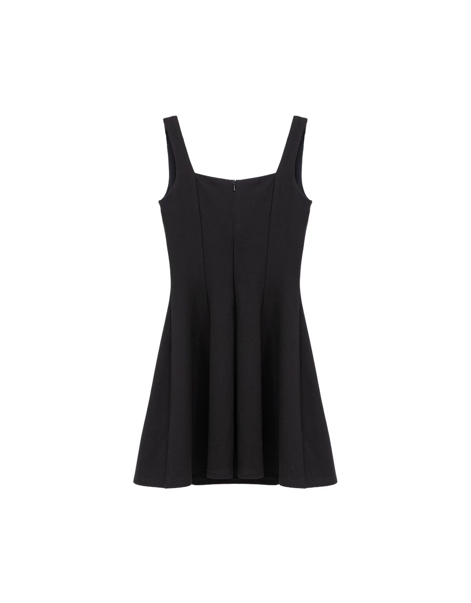 AIRY HOURGLASS Wide Strap Ruched Bustier Padded Mini Dress