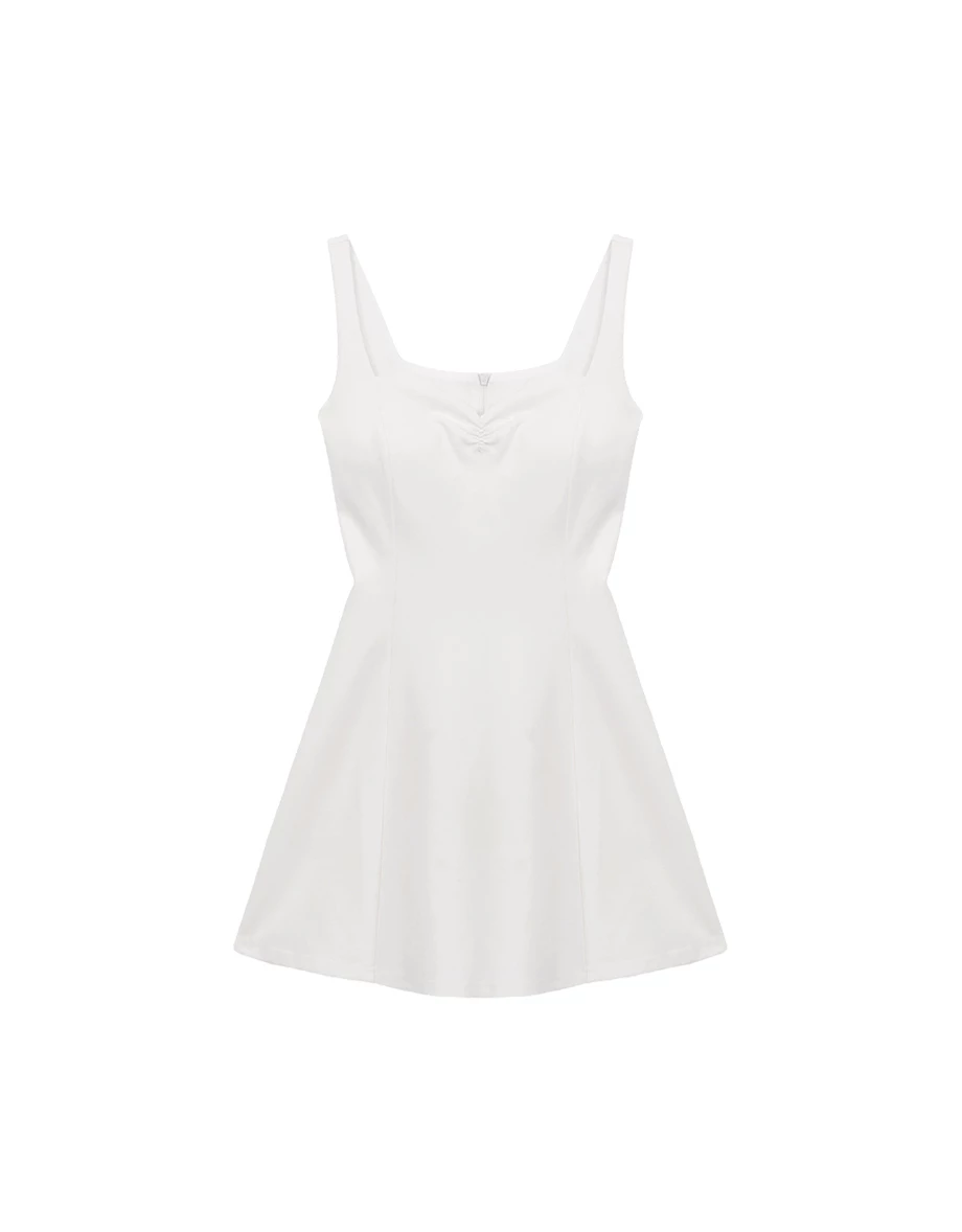 AIRY HOURGLASS Wide Strap Ruched Bustier Padded Mini Dress AIRY HOURGLASS Wide Strap Ruched Bustier Padded Mini Dress