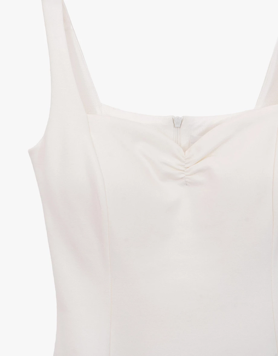 AIRY HOURGLASS Wide Strap Ruched Bustier Padded Mini Dress AIRY HOURGLASS Wide Strap Ruched Bustier Padded Mini Dress