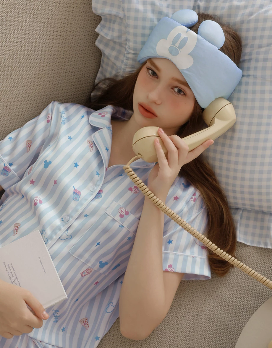 【迪士尼系列】印花造型眼罩 米奇款/米妮款