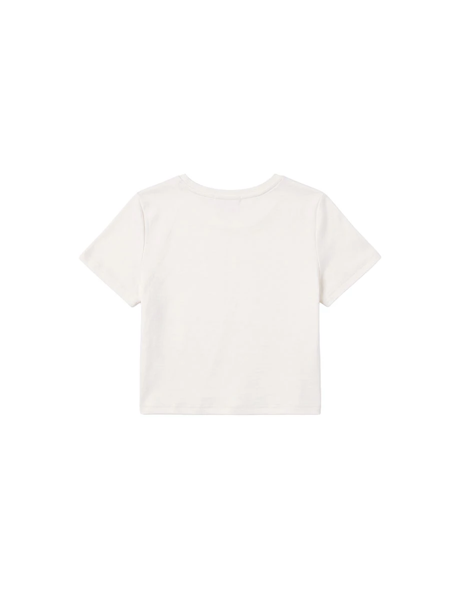 【Hello Kitty聯名】棒棒糖凱蒂貓圓領短袖短版TEE
