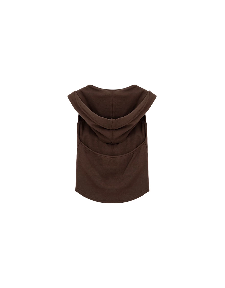 圓領削肩短版 BRA背心