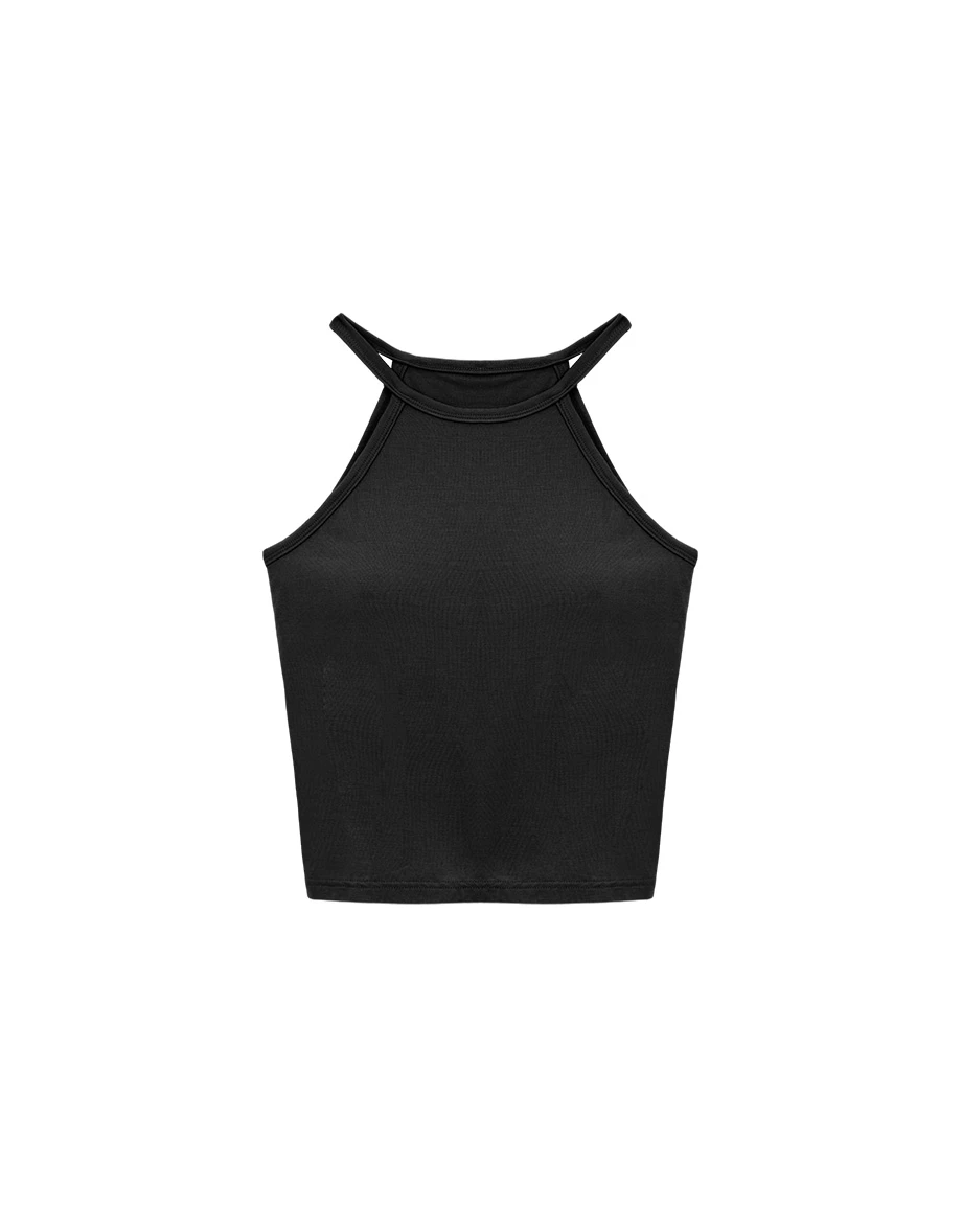AiR零著感莫代爾圓領削肩BRA TOP