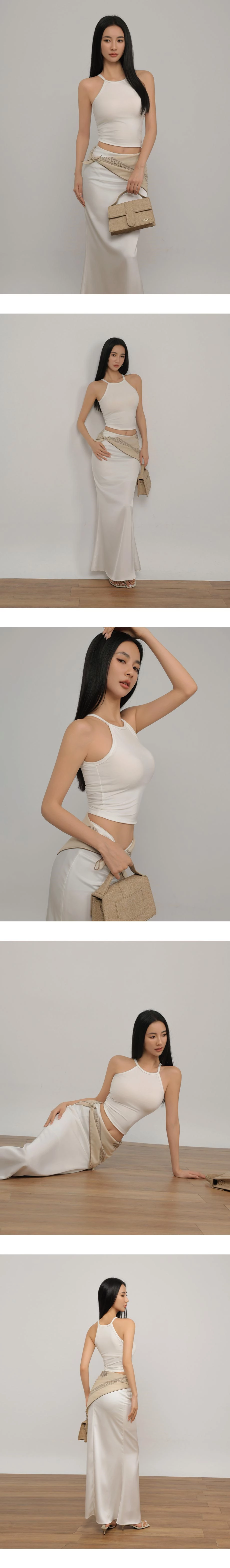 AiR零著感莫代爾圓領削肩BRA TOP