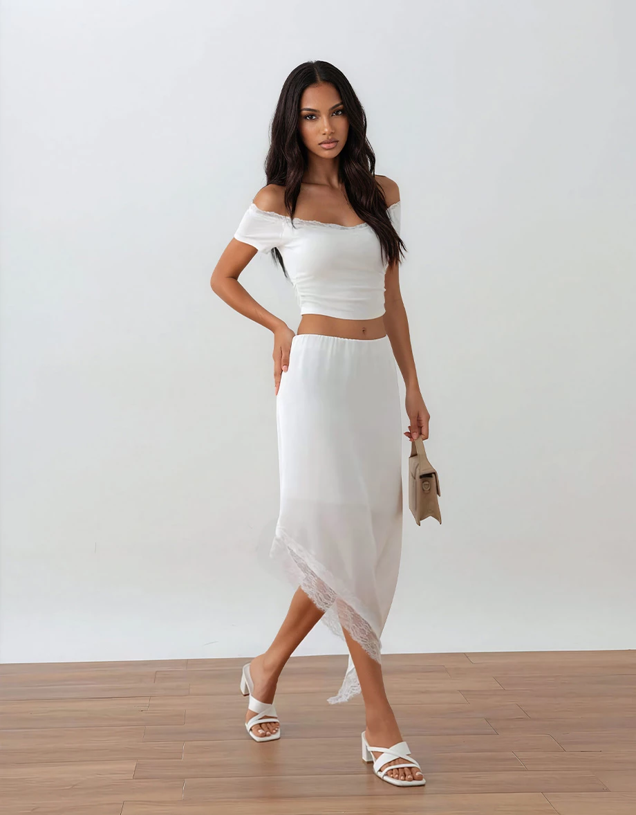 Off Shoulder Lace Trim Side Ruched Padded Bra Top Off Shoulder Lace Trim Side Ruched Padded Bra Top