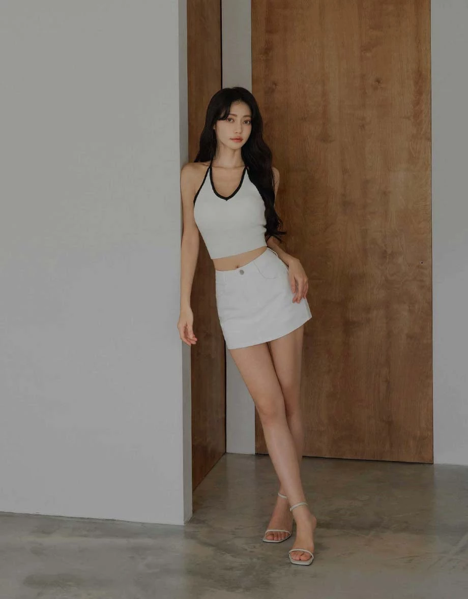 【女團長腿】中腰收腹短裙 【女團長腿】中腰收腹短裙