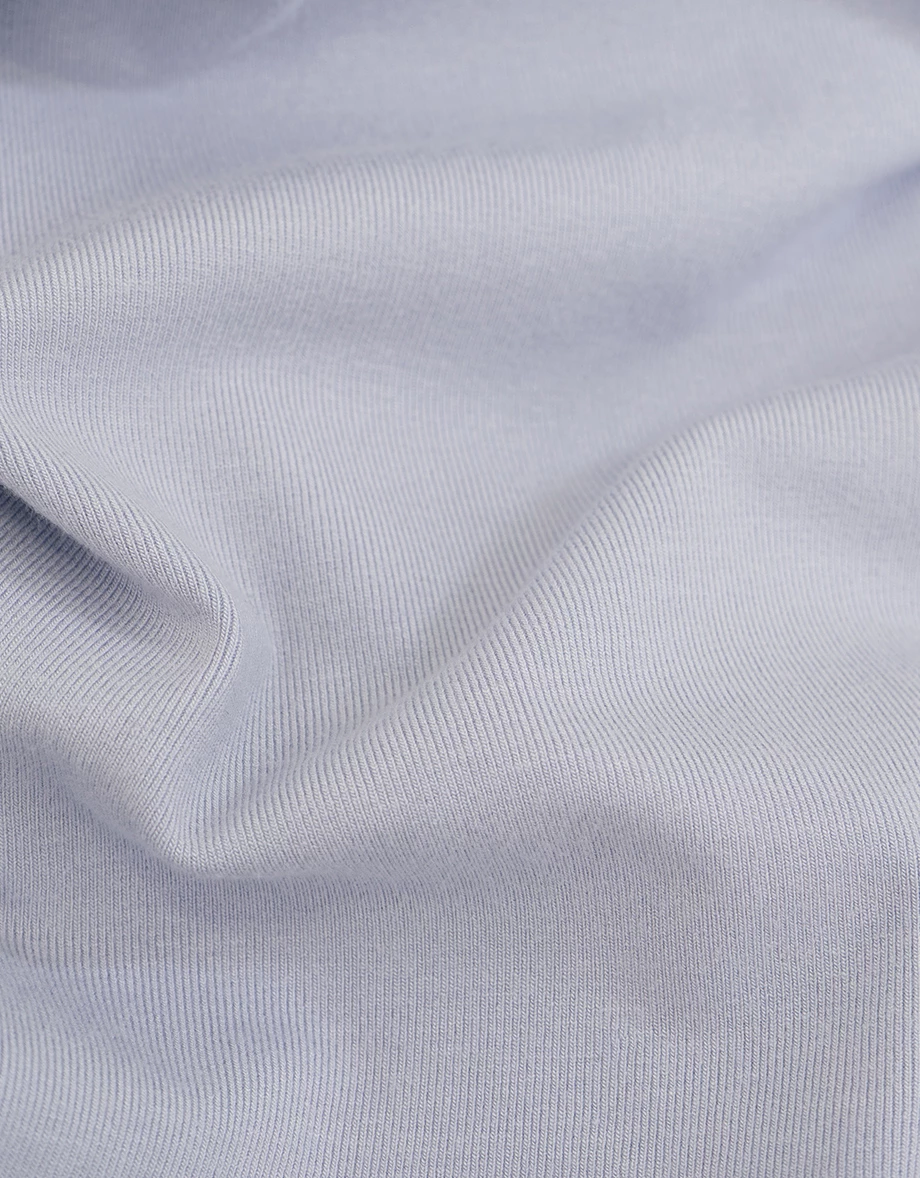 圓領單邊鏤空細肩帶短袖短版上衣(附胸墊)