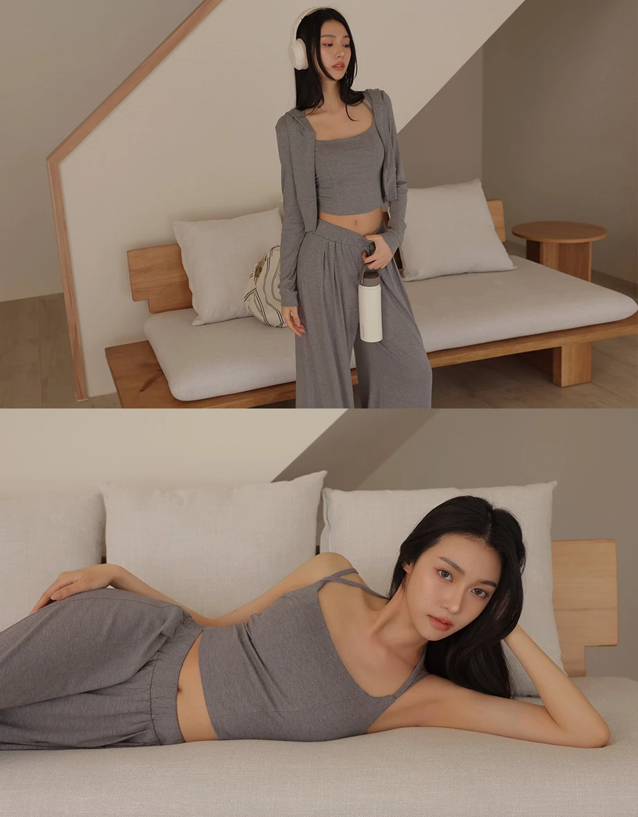 Halter Neck Double Strap Bandeau Crop Padded Bra Top
