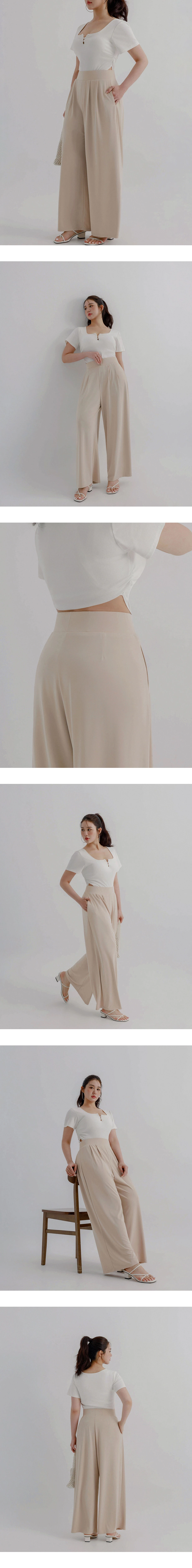 【纖女級】高腰收腹不易皺寬褲 【纖女級】高腰收腹不易皺寬褲