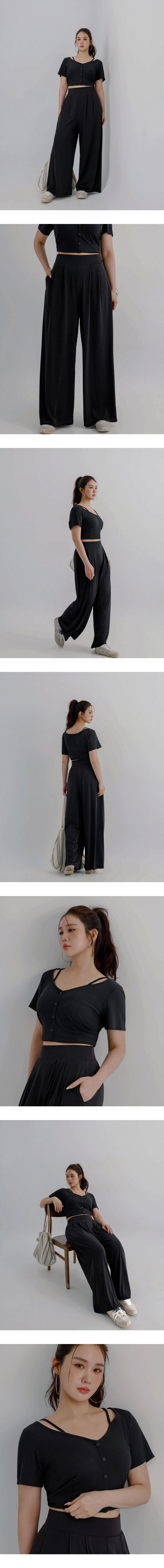 AIRY HOURGLASS Wide Stretch Waist Pleated Wide Leg Pants AIRY HOURGLASS Wide Stretch Waist Pleated Wide Leg Pants