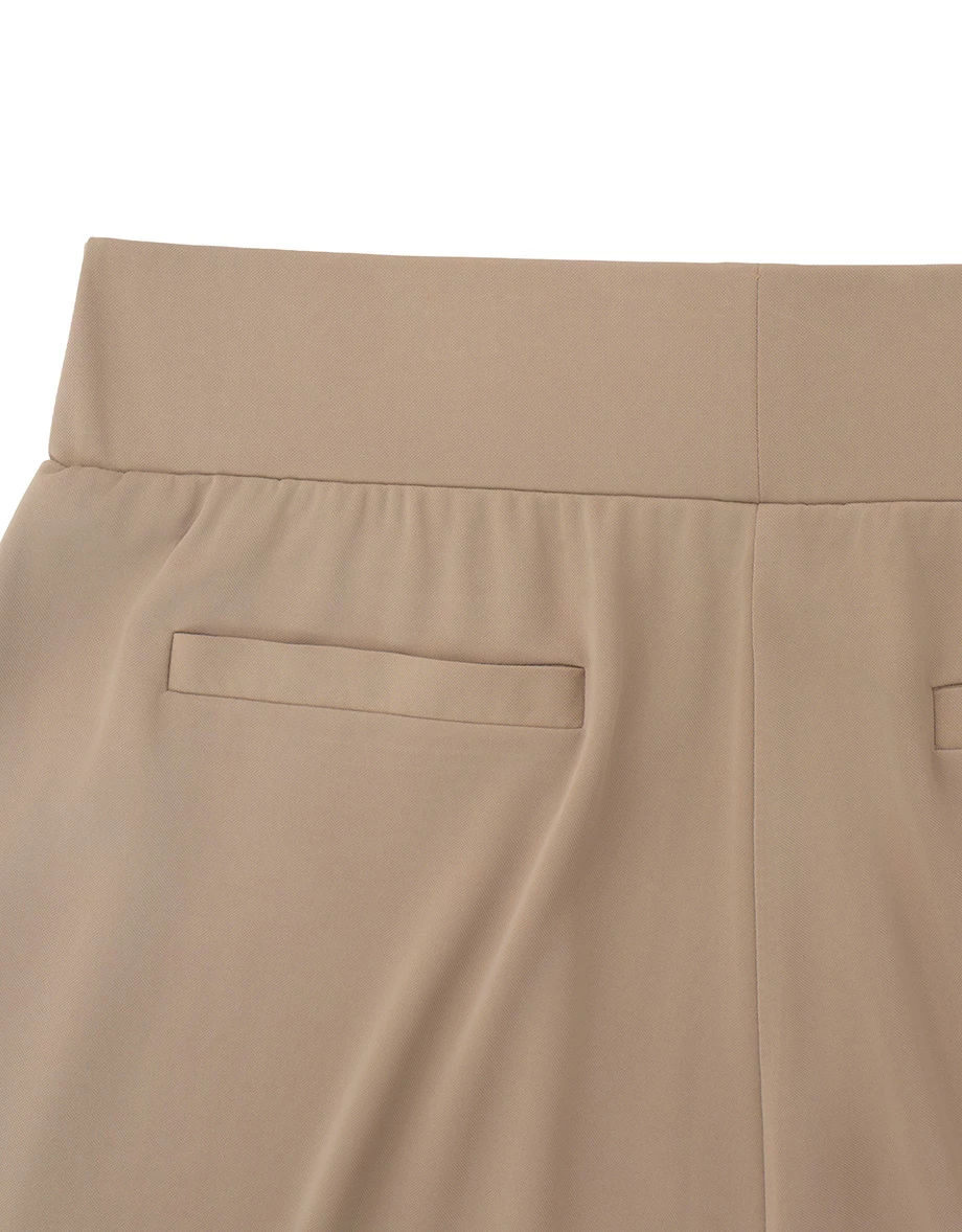 AIRY HOURGLASS Wide Stretch Waist Soft Draped Flare Pants AIRY HOURGLASS Wide Stretch Waist Soft Draped Flare Pants