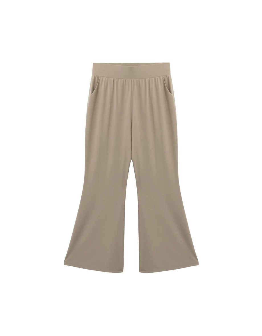 AIRY HOURGLASS Wide Stretch Waist Soft Draped Flare Pants AIRY HOURGLASS Wide Stretch Waist Soft Draped Flare Pants