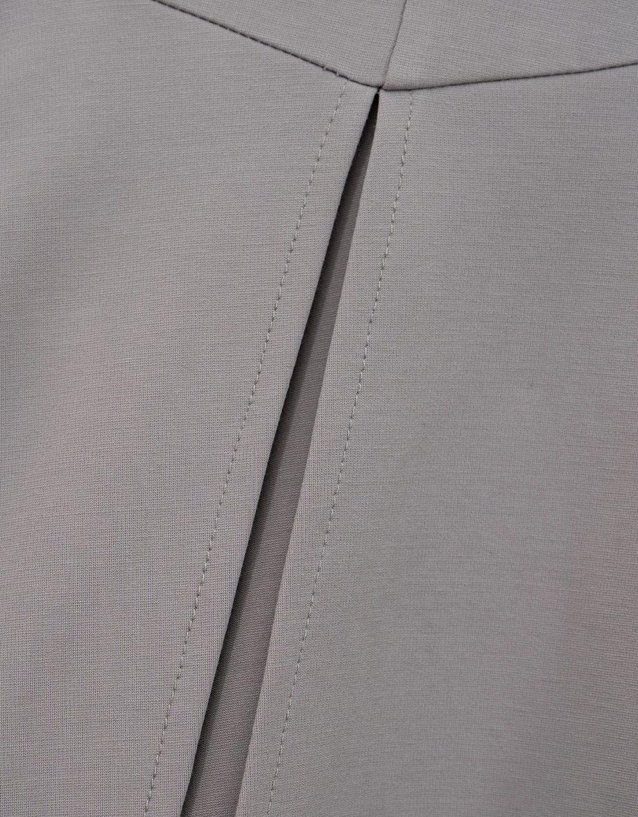 純欲曲線涼感BRA方領魚尾開衩短袖長洋裝