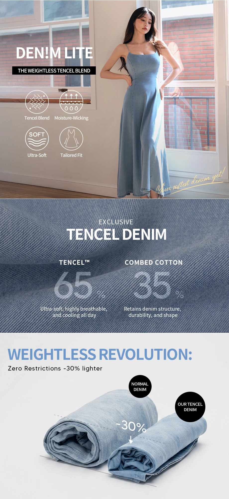 Cooling Fabric Spaghetti Strap Denim A Line Maxi Dress Cooling Fabric Spaghetti Strap Denim A Line Maxi Dress
