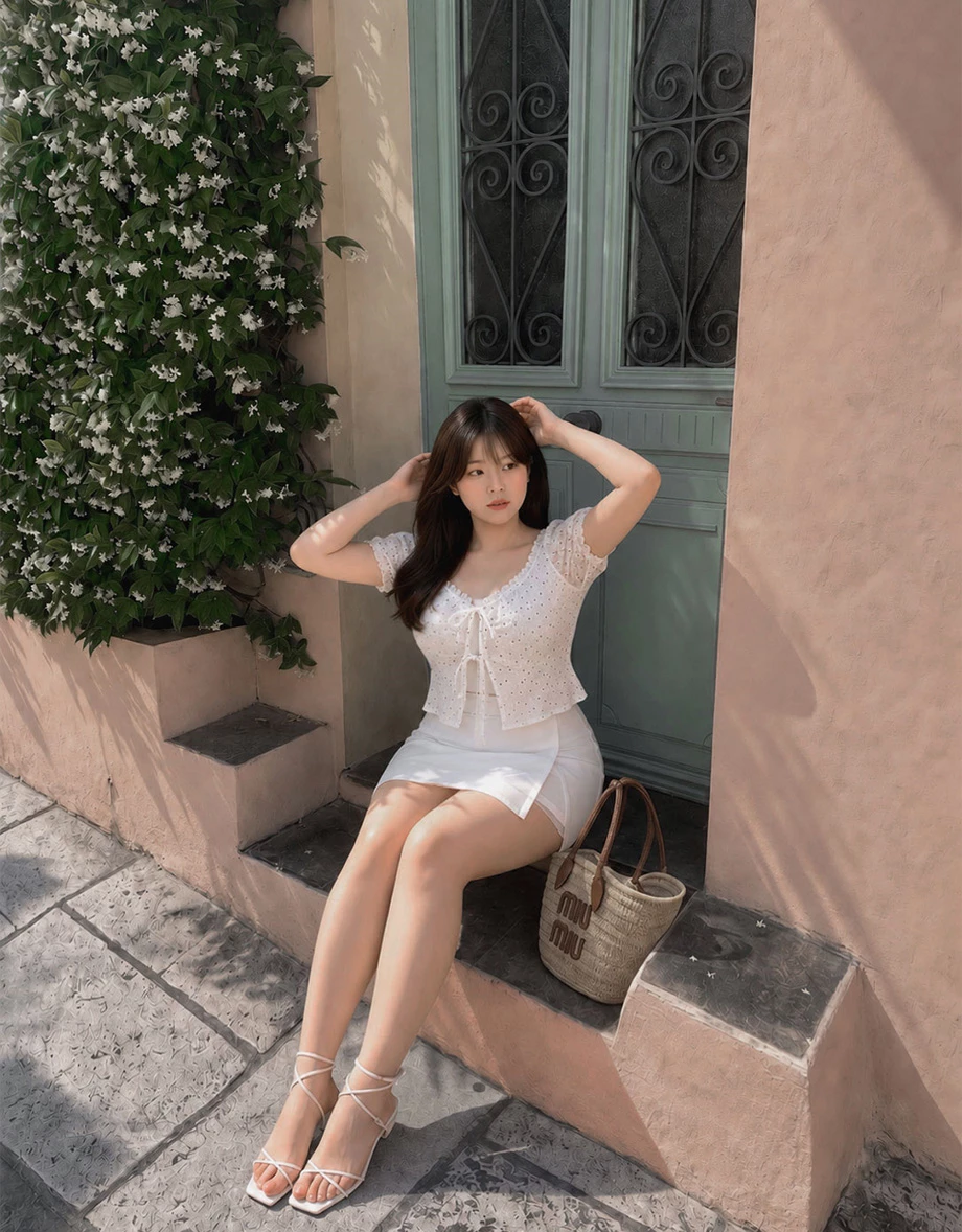 Sheer Mesh Polka Dot Puff Sleeve Chiffon Top and Spaghetti Strap Camisole Set Wear Sheer Mesh Polka Dot Puff Sleeve Chiffon Top and Spaghetti Strap Camisole Set Wear
