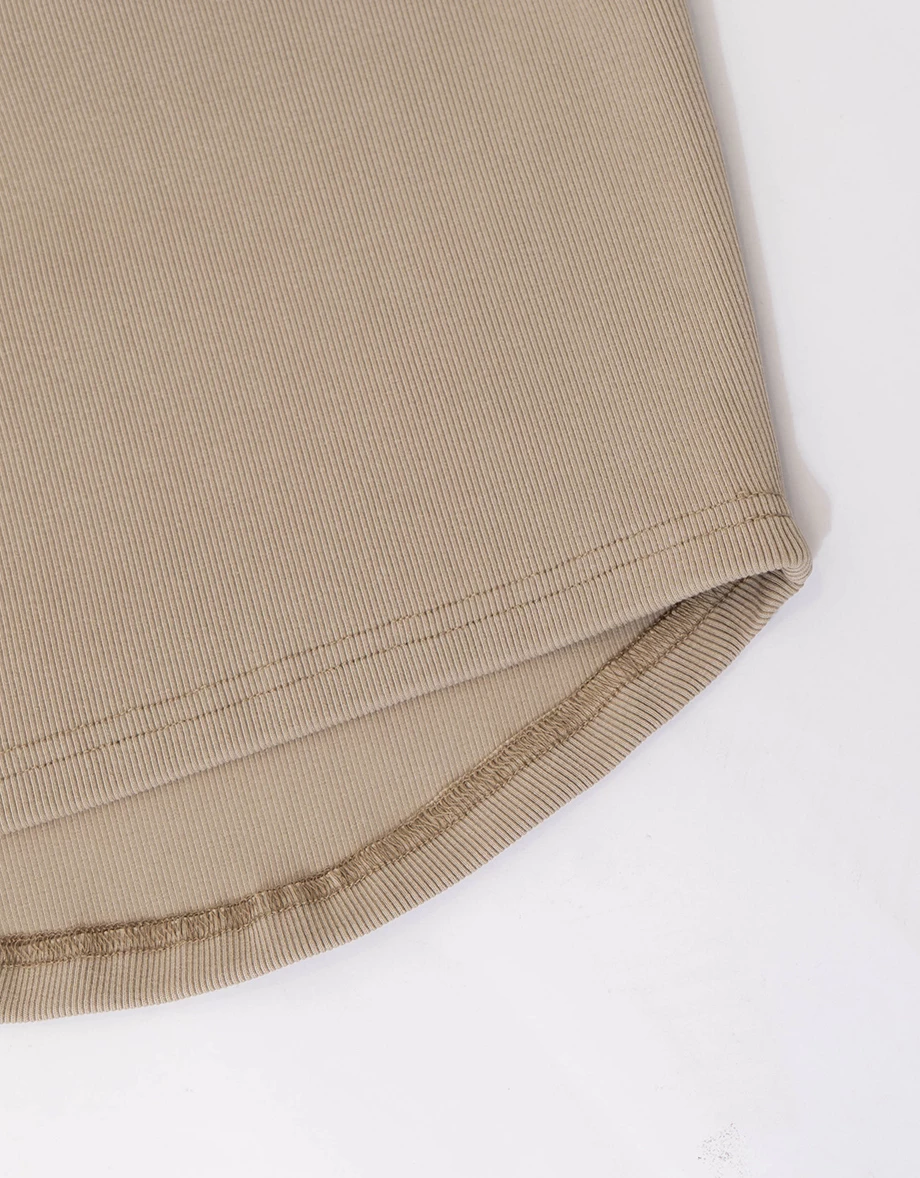 【樂一通】 立體印花字母水洗羅紋短版坦克背心