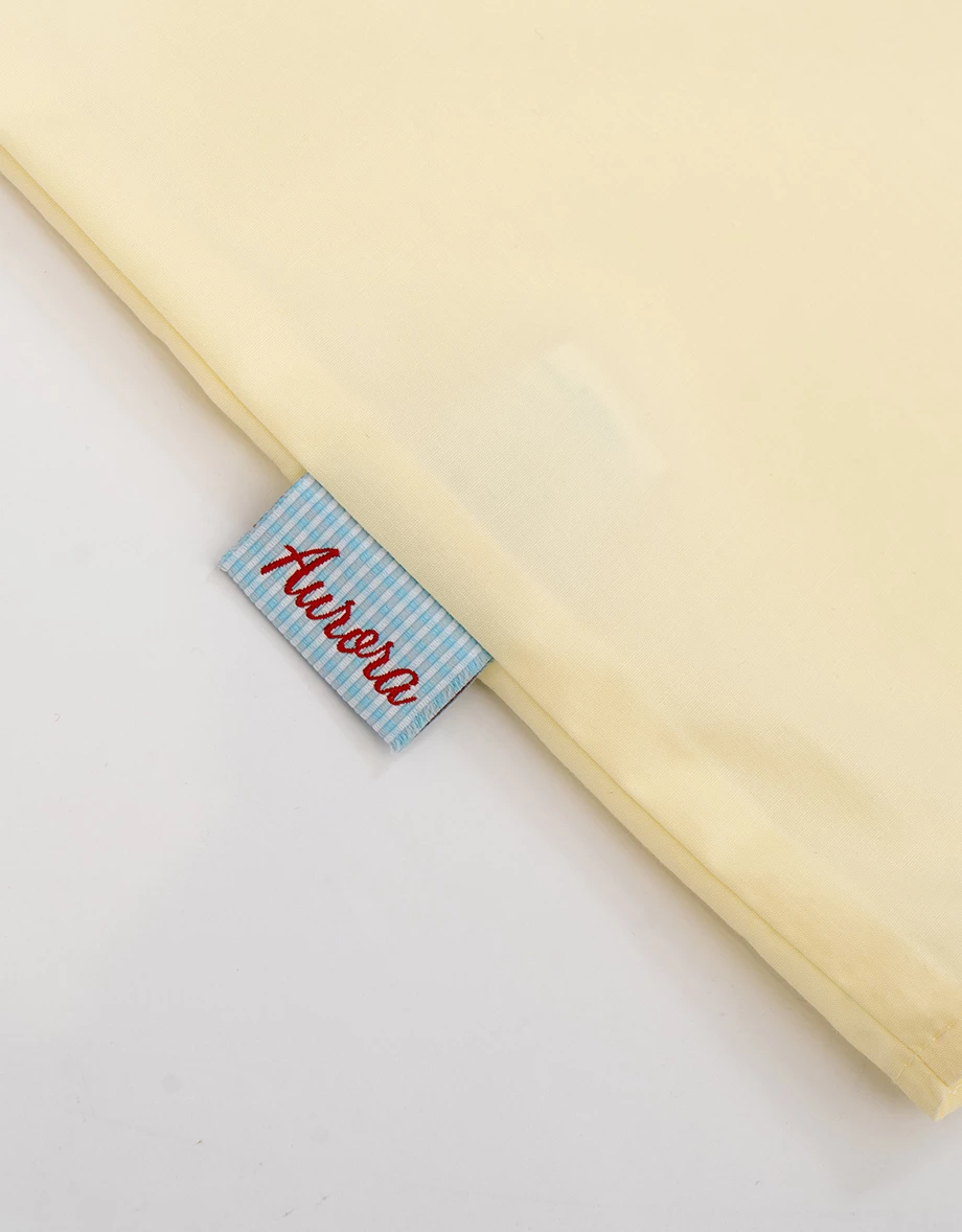 單口袋落肩長袖長版襯衫