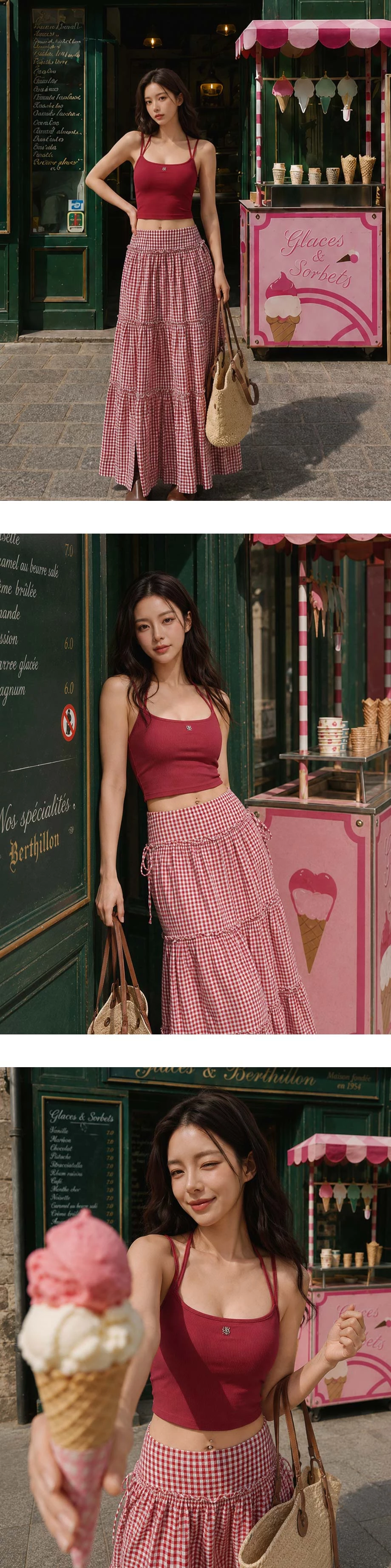 Multi Way Halter Strappy Ribbed Padded Cami Bra Top with AIR SPACE Metallic Logo Multi Way Halter Strappy Ribbed Padded Cami Bra Top with AIR SPACE Metallic Logo