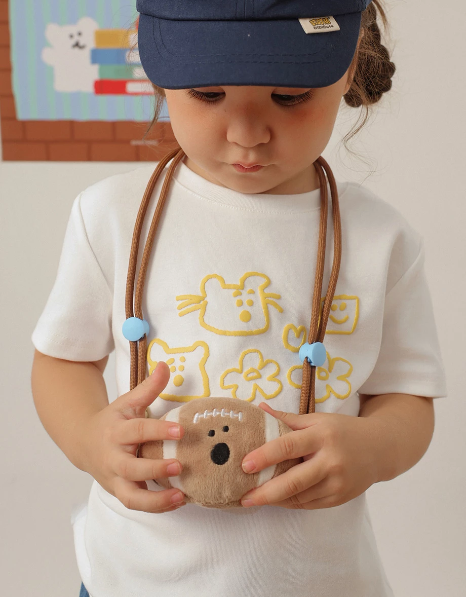 【DINOTAENG】Puff Print T-Shirt (Kids)