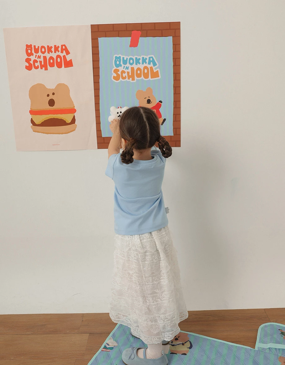 【DINOTAENG】Puff Print T-Shirt (Kids) 【DINOTAENG】Puff Print T-Shirt (Kids)