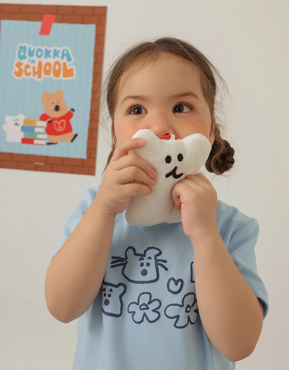 【DINOTAENG】Puff Print T-Shirt (Kids)