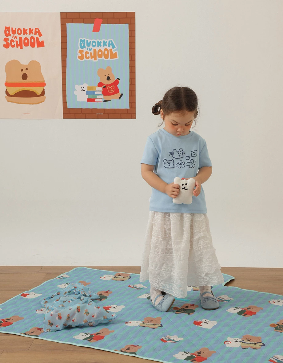 【DINOTAENG】Puff Print T-Shirt (Kids) 【DINOTAENG】Puff Print T-Shirt (Kids)