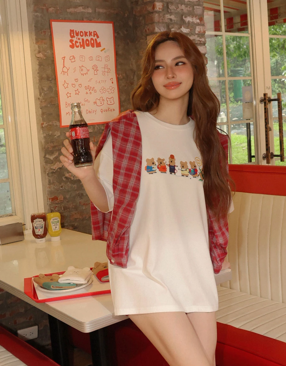 【DINOTAENG】Graphic Oversized T-Shirt