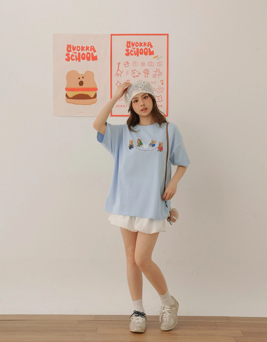 【DINOTAENG】Graphic Oversized T-Shirt