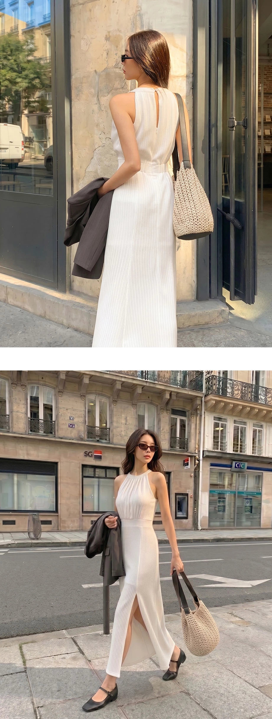 Halterneck Ruched Bust High Slit Hemline Padded Mermaid Maxi Dress Halterneck Ruched Bust High Slit Hemline Padded Mermaid Maxi Dress