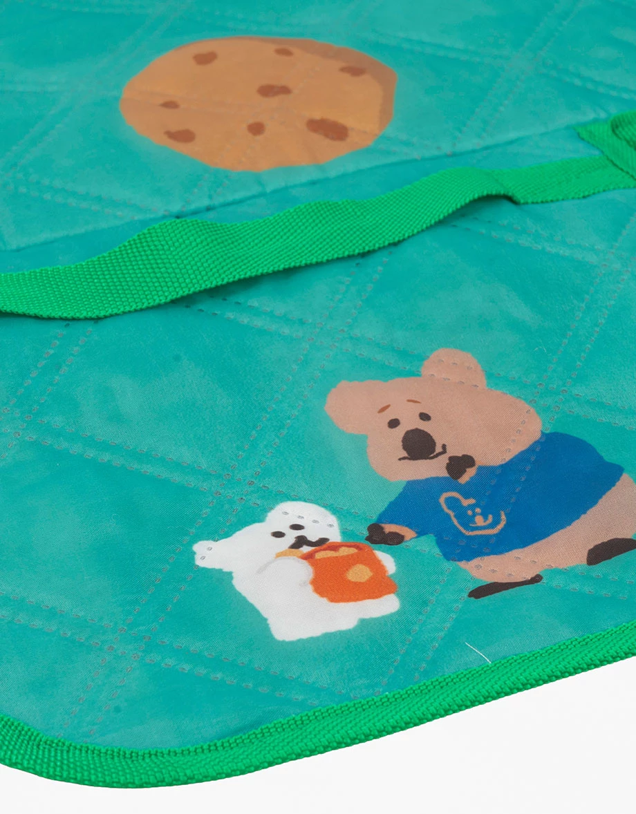 【DINOTAENG】Quilted Printed Water-Repellent Portable Picnic Mat 【DINOTAENG】Quilted Printed Water-Repellent Portable Picnic Mat