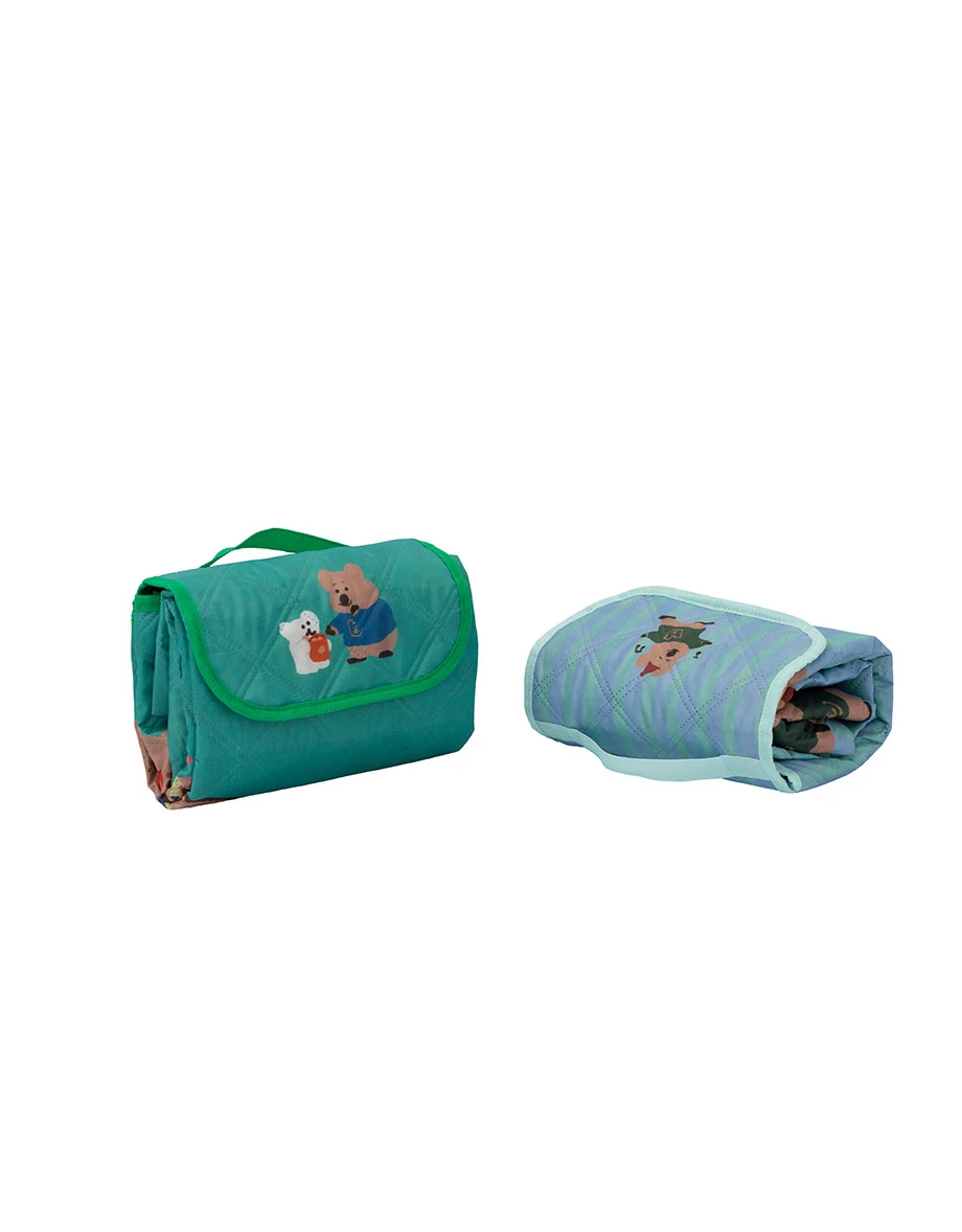 【DINOTAENG】Quilted Printed Water-Repellent Portable Picnic Mat 【DINOTAENG】Quilted Printed Water-Repellent Portable Picnic Mat