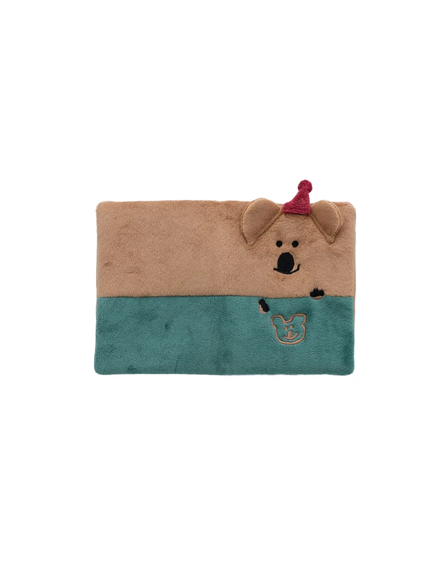 【DINOTAENG】Plush Embroidered Passport Cover 【DINOTAENG】Plush Embroidered Passport Cover