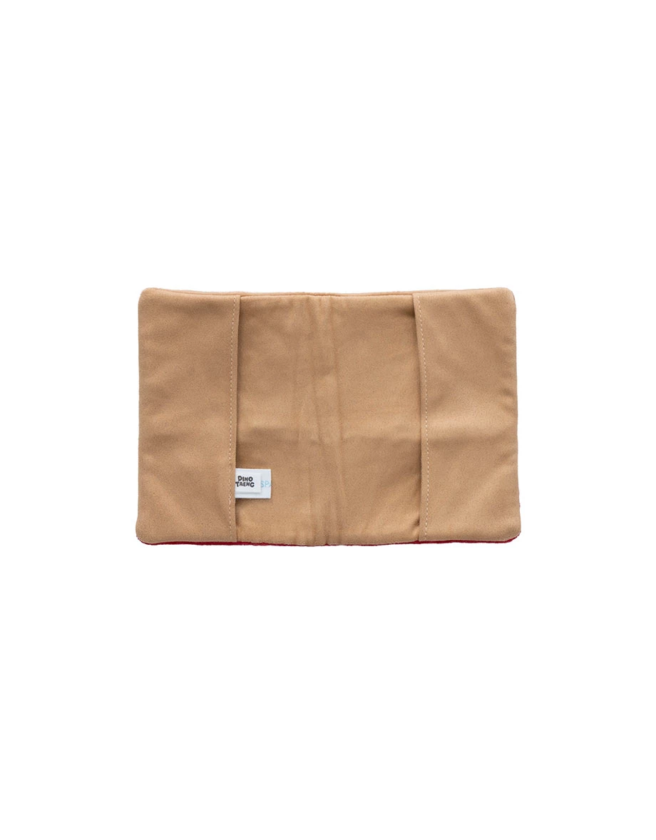 【DINOTAENG】Plush Embroidered Passport Cover