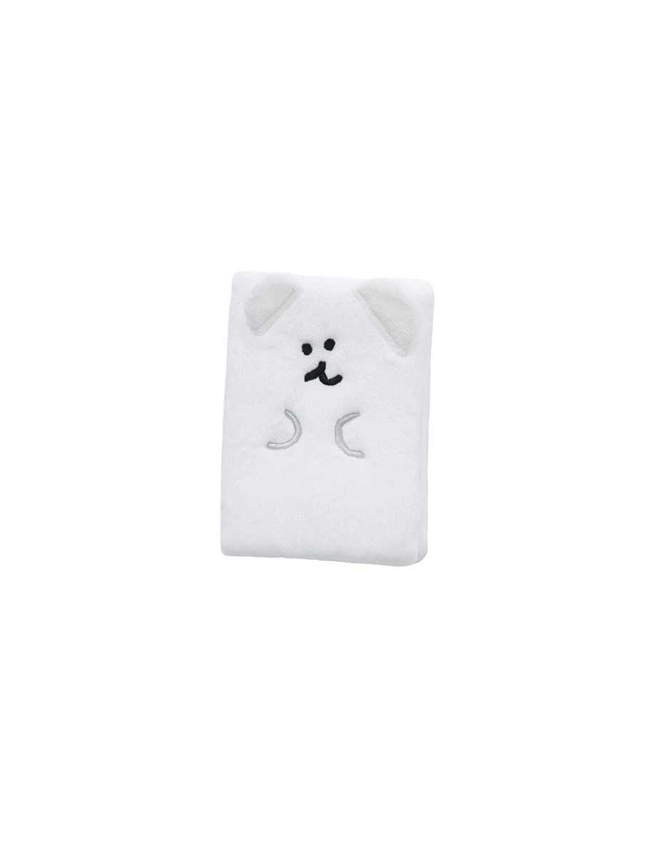 【DINOTAENG】Plush Embroidered Passport Cover