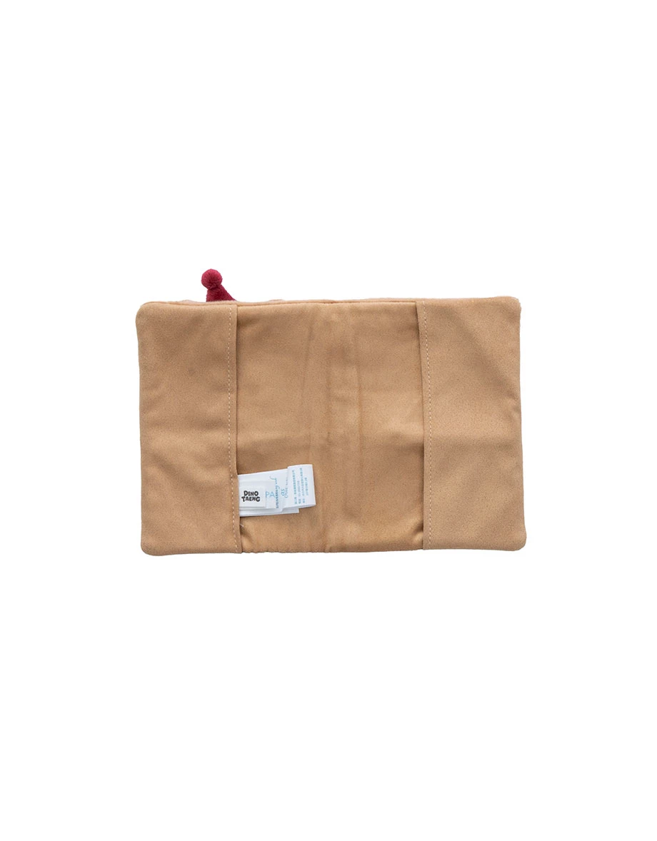 【DINOTAENG】Plush Embroidered Passport Cover 【DINOTAENG】Plush Embroidered Passport Cover