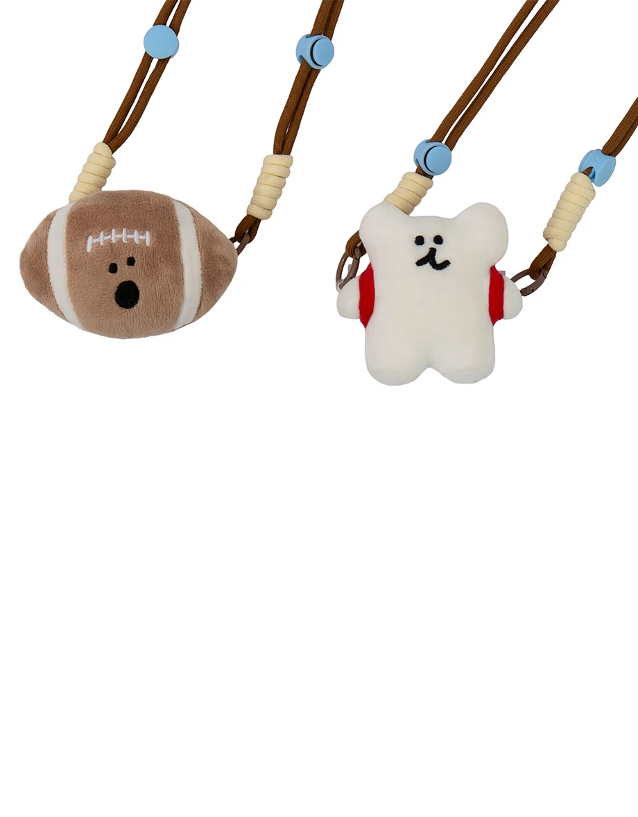 【DINOTAENG】Plush Charm Lanyard Strap 【DINOTAENG】Plush Charm Lanyard Strap