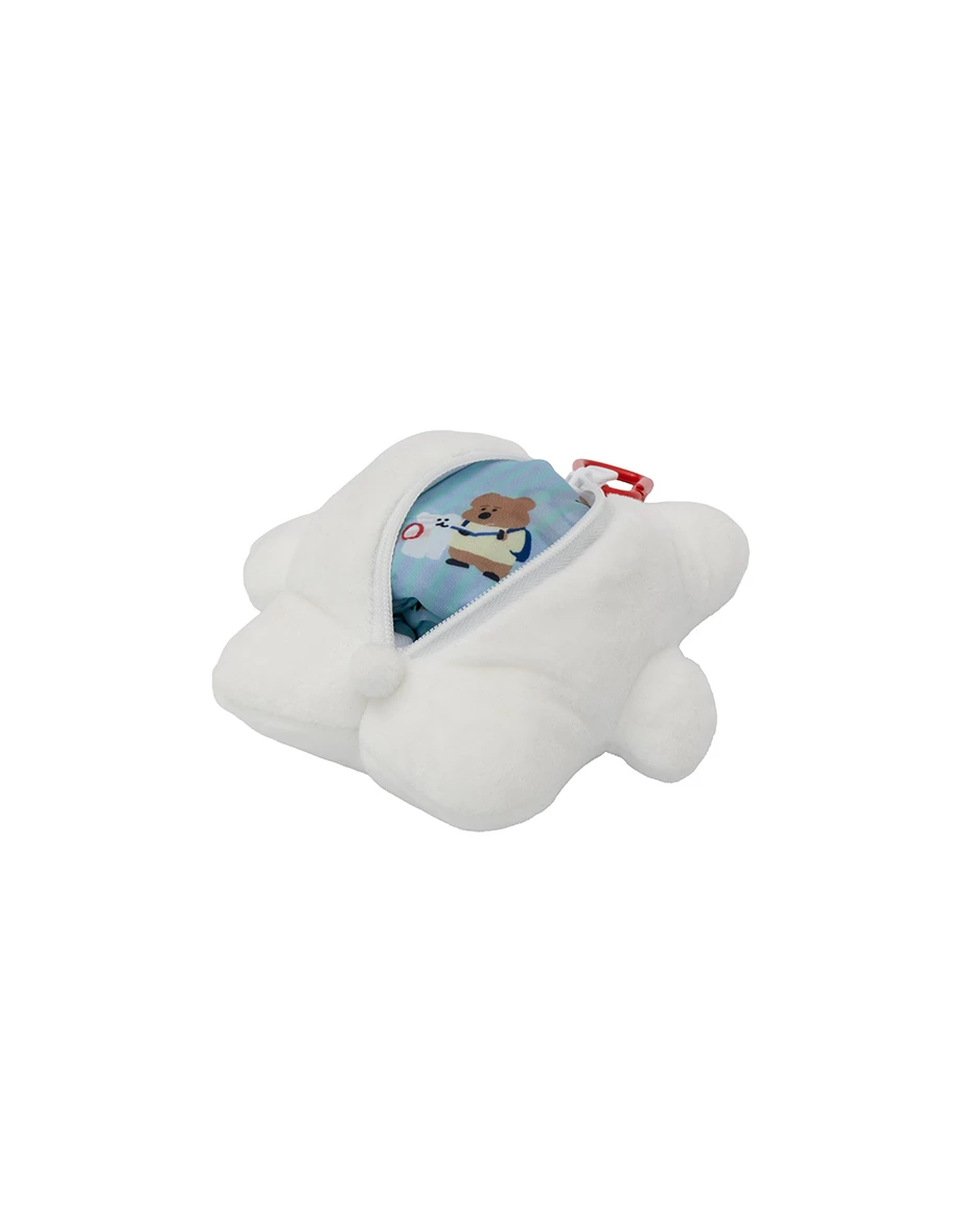 【DINOTAENG】Plush Charm with Shopping Bag